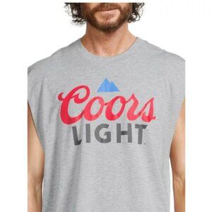 Vintage Coors Light Muscle Tank Gray SZ XXL NEW!